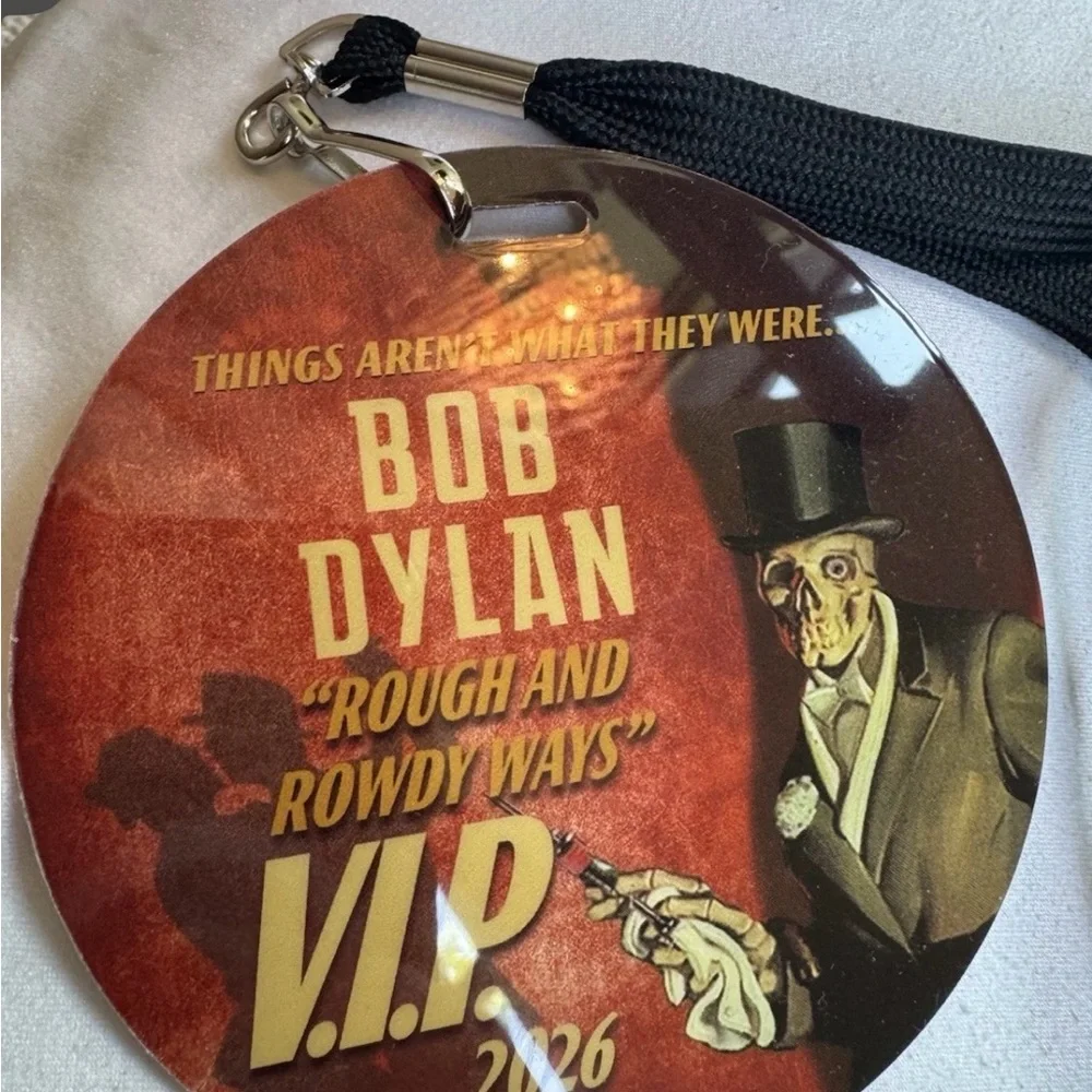 NEW sealed VIP mint cond Bob Dylan 'Rough & Rowdy Ways' Clock, pass & mqgnet